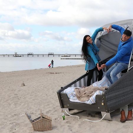 Schlafstrandkorb Nr 2 Kellenhusen Exteriör bild
